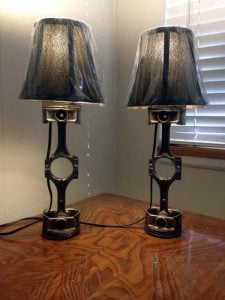 upcycled lamps